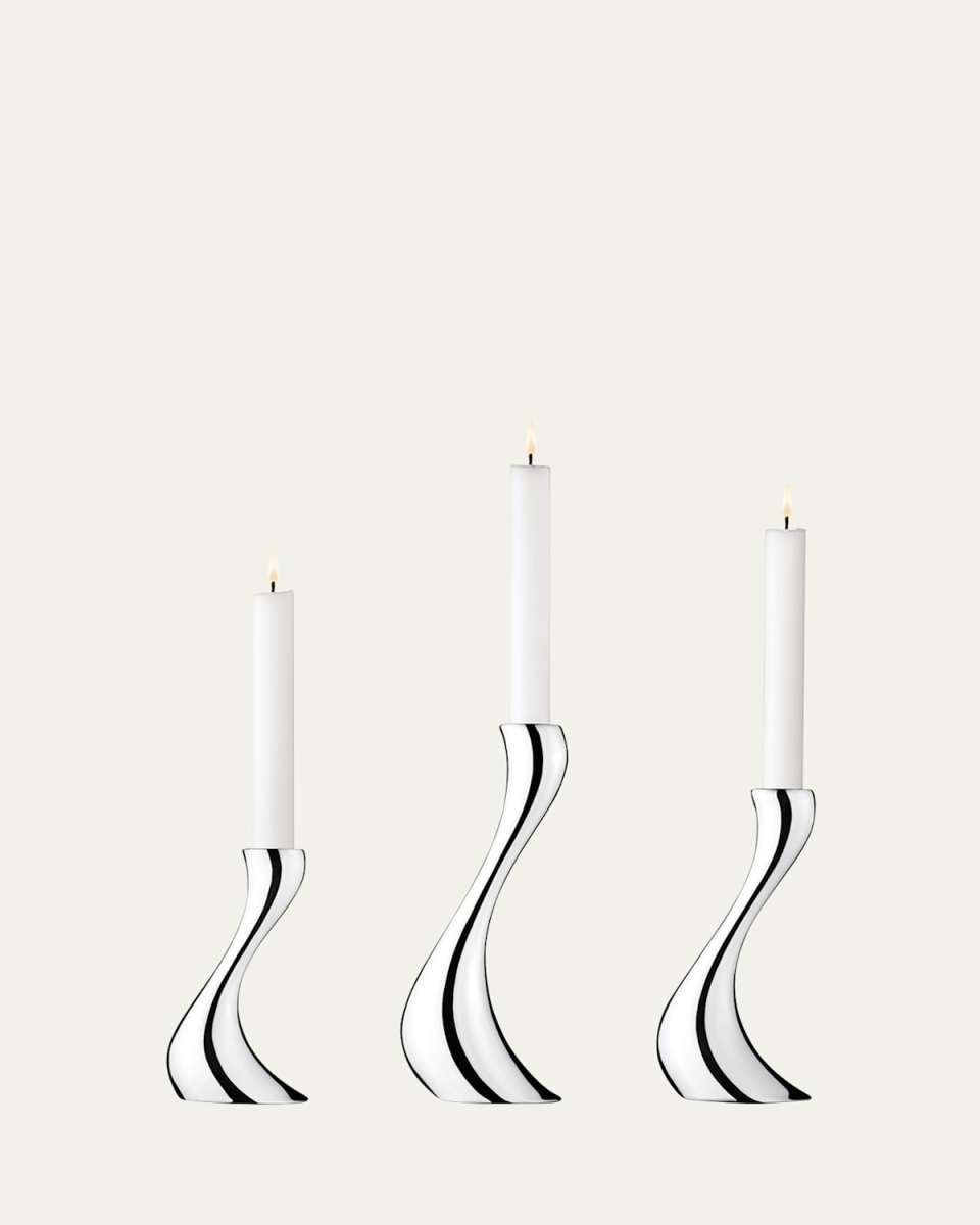 Cobra Candleholders, 3-Piece Set